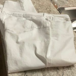 NYDJ White Jeans LiftXTuck Technology 20W